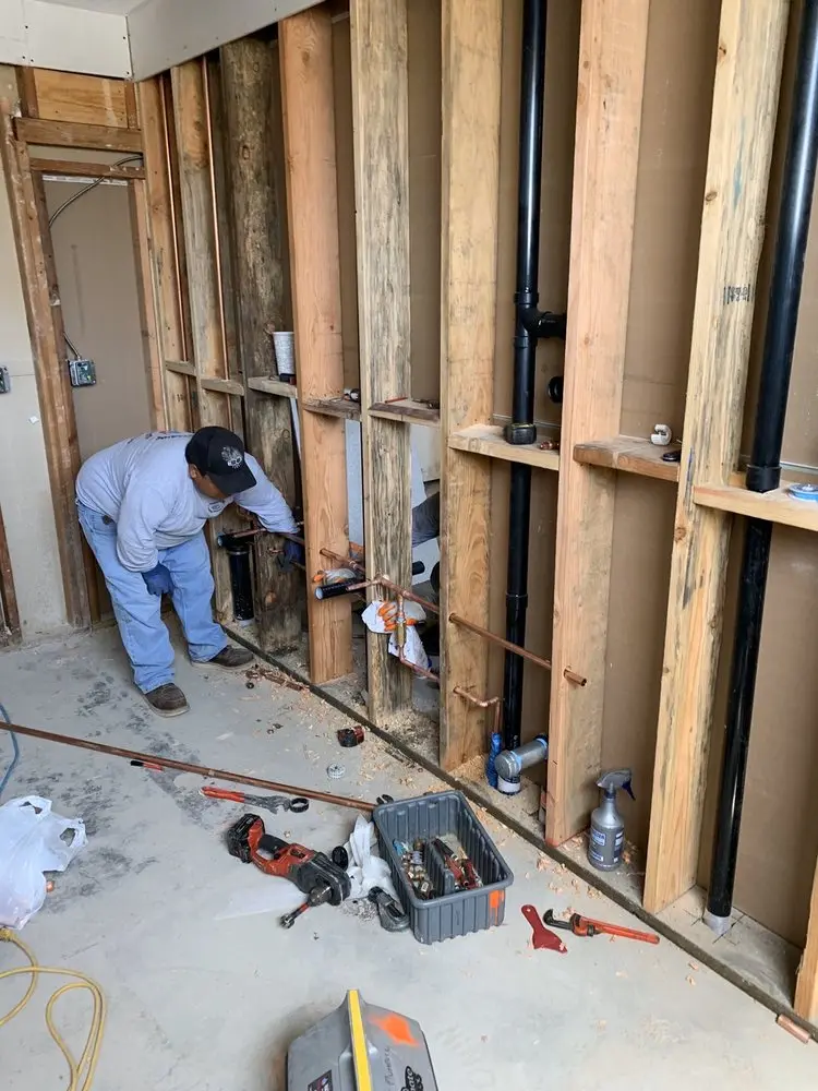 Commercial rough-in plumbing for Water Heater Replacement in Wolf Hill